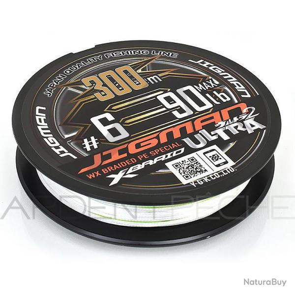 Tresse XBRAID Jigman ultra X8 300m PE6