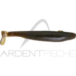 Leurre souple GAN CRAFT Bariki shad 3.8 02 Green pumpkin shad