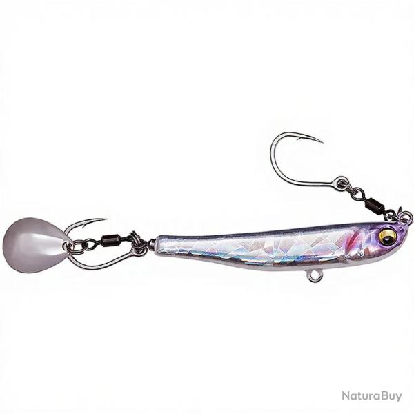 Jig MEGABASS Makippa sawara tune 40g UV Crash silver