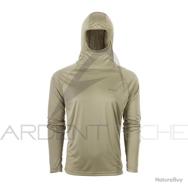 Tee shirt � capuche GRUNDENS Solstrale Hoodie Deep Lichen Green