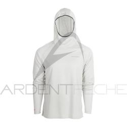 Tee shirt &agrave; capuche GRUNDENS Solstrale Pro Hoody Glacier