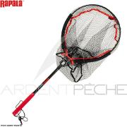Rapala Scoop-R Silicon Net S - Épuisette Pêche Silicone Respectueuse Des Poissons