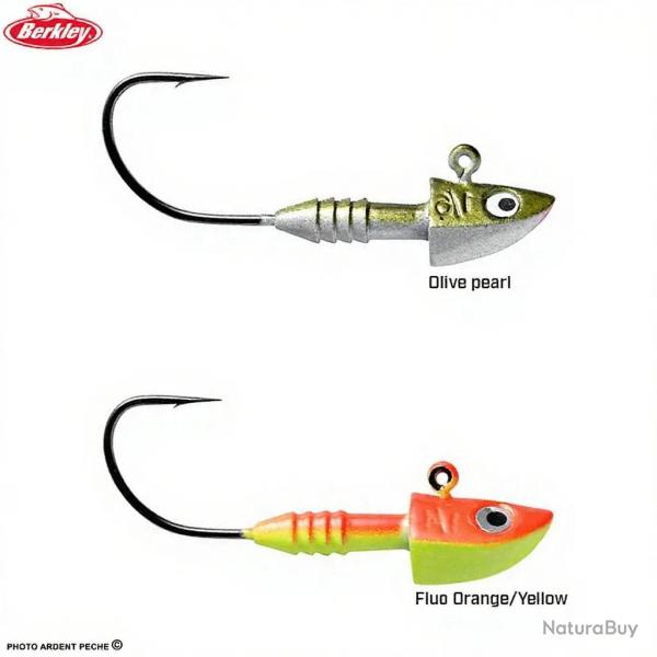 T�te plomb�e BERKLEY Powerjig all round Olive pearl 3.5g