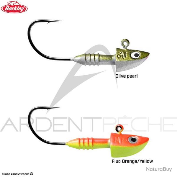 T�te plomb�e BERKLEY Powerjig all round 4.7g Fluo Orange/Yellow