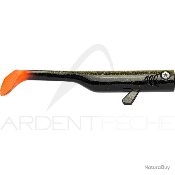 Leurre souple LMAB Drunk bait 16cm Espresso eddie