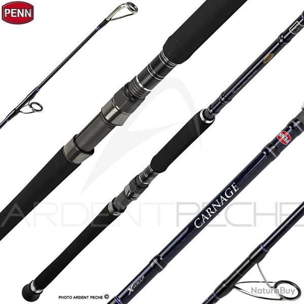 Canne spinning PENN Carnage popping 821 + 1/250g