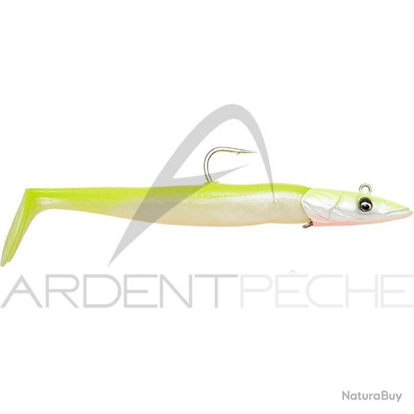 Leurre souple SAVAGE GEAR Sandeel V2 14cm Lemon back