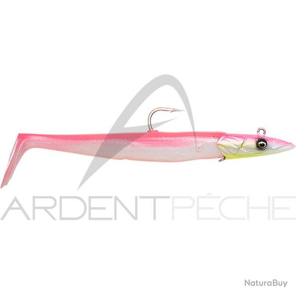Leurre souple SAVAGE GEAR Sandeel V2 14cm Pink pearl silver