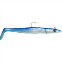 Leurre souple SAVAGE GEAR Sandeel V2 15.5cm Blue pearl silver