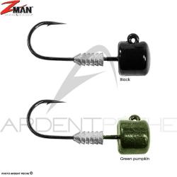T&ecirc;te plomb&eacute;e Z MAN Nedlockz HD 3g Green pumpkin
