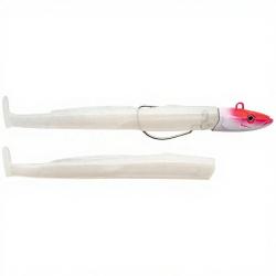 Leurre souple FIIISH Black eel combo 110 Off shore / 15g / White coco/Red head - BE1592