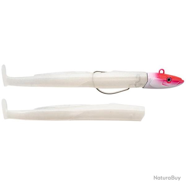 Leurre souple FIIISH Black eel combo 110 Off shore / 15g / White coco/Red head - BE1592