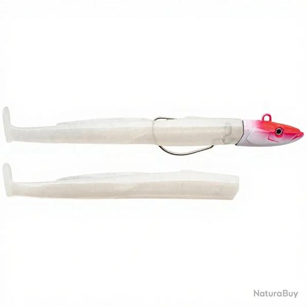 Leurre souple FIIISH Black eel combo 110 Off shore / 15g / White coco/Red head - BE1592