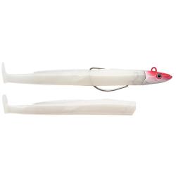Leurre souple FIIISH Black eel combo 150 Shore / 20g / White coco/Red head - BE4021