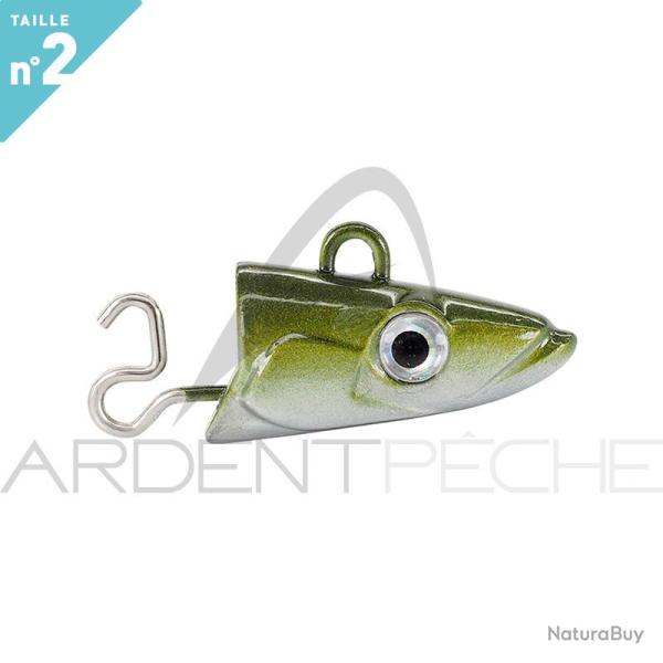 T�te plomb�e FIIISH Black eel 110 Shallow 4g Khaki - BE1268 - x2