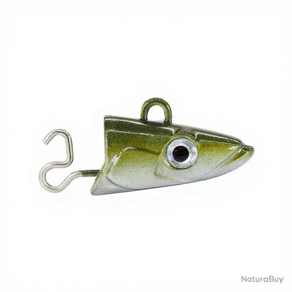 T�te plomb�e FIIISH Black eel 110 Shallow 4g Khaki - BE1268 - x2