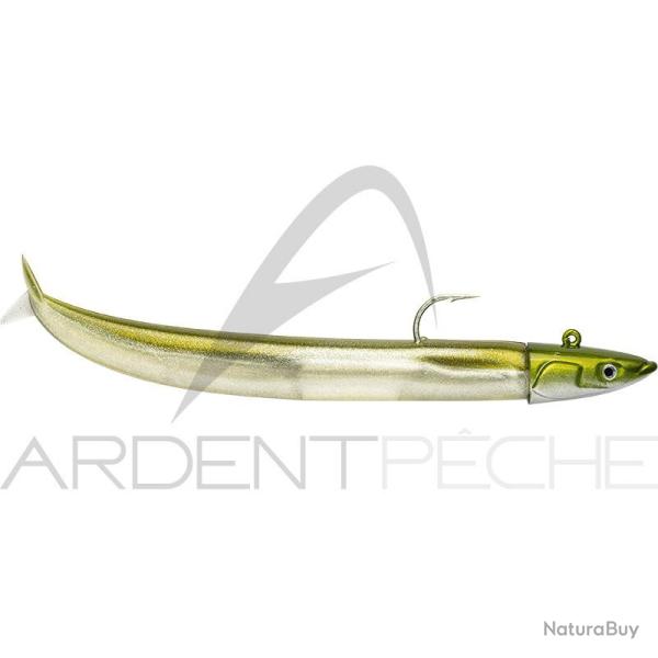 Leurre souple FIIISH Crazy sand eel combo 220 Off shore / 60g / Khaki - CSE1440