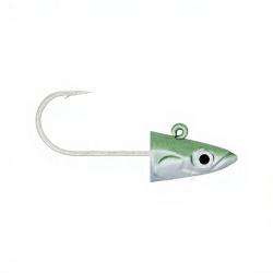 T&ecirc;te plomb&eacute;e FIIISH Crazy sand eel 100 Off shore 10g Pearl green - CSE217 - x2