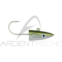 T&ecirc;te plomb&eacute;e FIIISH Crazy sand eel 120 Off shore 15g Khaki - CSE1010 - x2