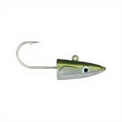 T&ecirc;te plomb&eacute;e FIIISH Crazy sand eel 120 Off shore 15g Khaki - CSE1010 - x2