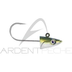 T&ecirc;te plomb&eacute;e FIIISH Crazy sand eel 120 Shore 7g Khaki - CSE1435 - x2