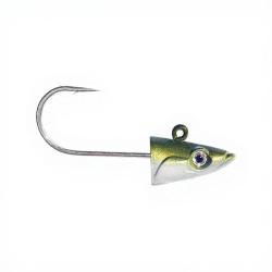 T&ecirc;te plomb&eacute;e FIIISH Crazy sand eel 120 Shore 7g Khaki - CSE1435 - x2