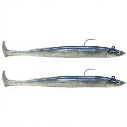 Leurre souple FIIISH Crazy paddle tail double combo 120 Shore / 7g / Electric blue - CPT1443