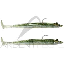 Leurre souple FIIISH Crazy paddle tail double combo 120 Shore / 7g / Ghost minnow - CPT6002