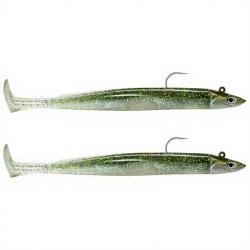 Leurre souple FIIISH Crazy paddle tail double combo 120 Shore / 7g / Ghost minnow - CPT6002
