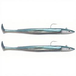 Leurre souple FIIISH Crazy paddle tail double combo 120 Off shore / 15g / Pearl blue - CPT6003