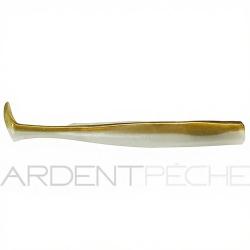 Leurre souple FIIISH Crazy paddle tail corps 120 Gold - CPT6008