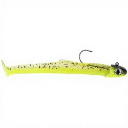 Leurre souple FIIISH Mud digger combo 90 Heavy / 15g / Chartreuse - MD1464
