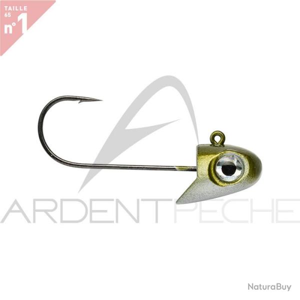 T�te plomb�e FIIISH Mud digger 65 Light 2g Khaki - MD1455 - x2