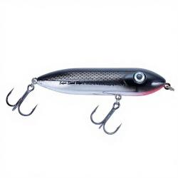 Leurre de surface HEDDON Super spook boyo 70 Black shiner 02