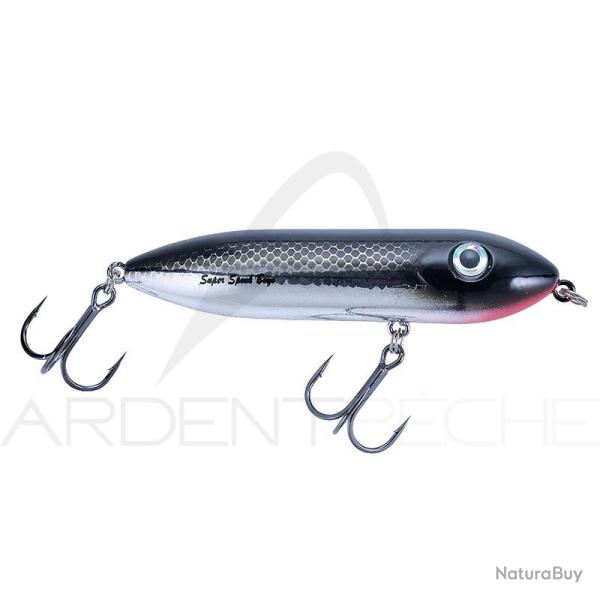 Leurre de surface HEDDON Super spook boyo 70 Black shiner 02