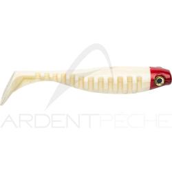Leurre souple DELALANDE N&eacute;o shallow 18cm x1 61 Blanc t&ecirc;te rouge