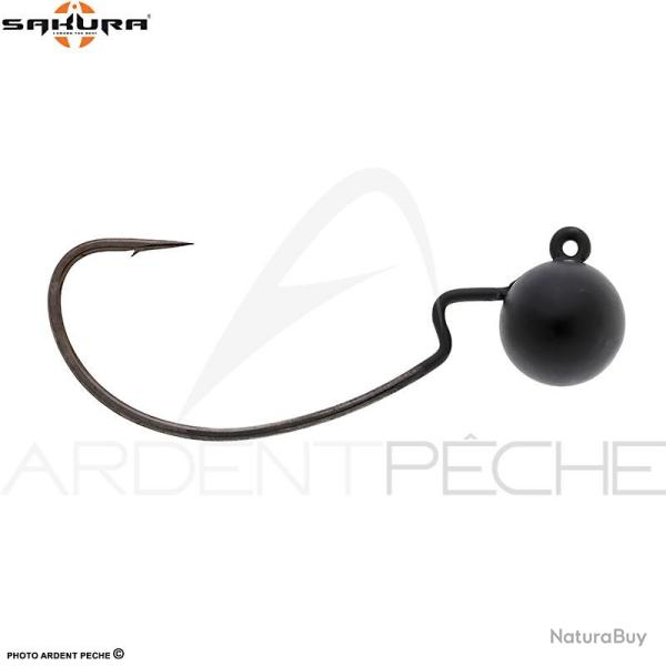 T�te plomb�e SAKURA Tungsten offset jighead 2.7g