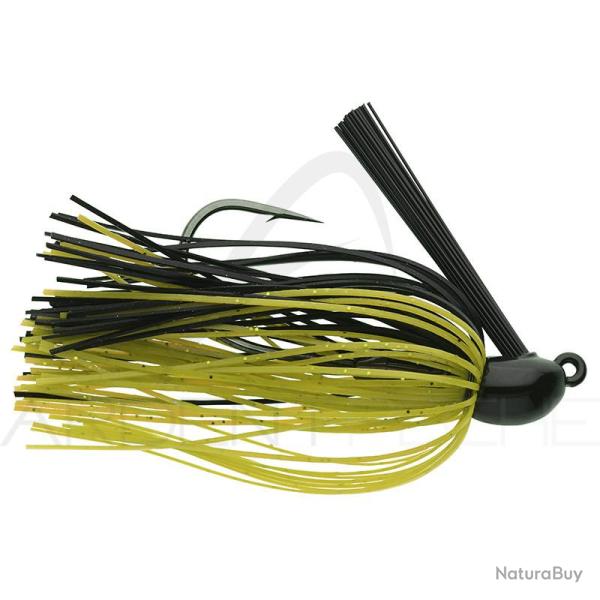 Rubber jig SAKURA Tungsten swim jig 7g GPB Green pumpkin black