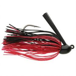 Rubber jig SAKURA Tungsten swim jig 10.6g BR Black red