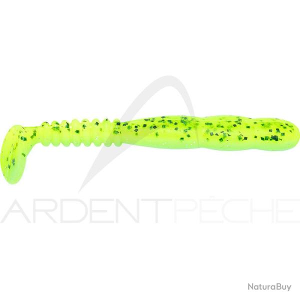 Leurre souple REINS Fat rockvibe shad 3.25 B85 Chart pepper/Glow melon soda