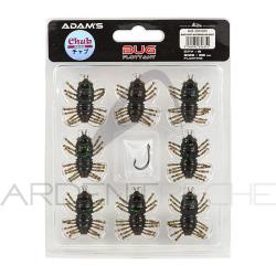 Leurre souple ADAMS Bug Watermelon grey