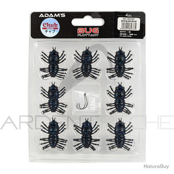 Leurre souple ADAMS Bug Black blue