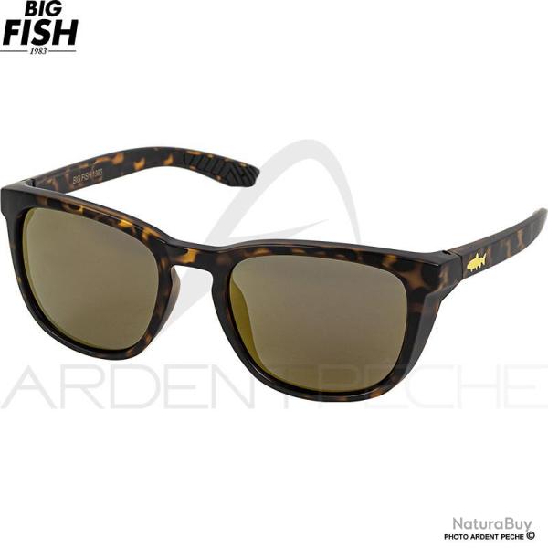 Lunettes polarisantes BIG FISH 1983 Wisp trout gold iridium Brown turtle dark