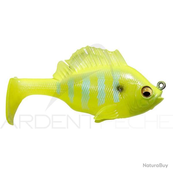 Leurre souple MEGABASS Sleeper gill 3.2 21g Ghost lime chart gill