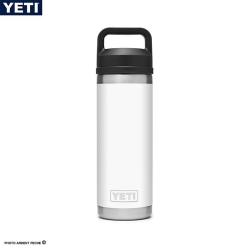 Bouteille isotherme YETI Rambler bottle 18 bouchon chug Blanc