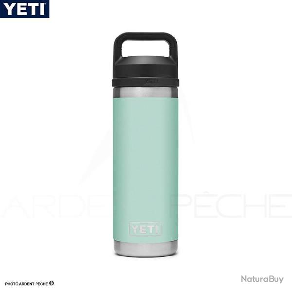 Bouteille isotherme YETI Rambler bottle 18 bouchon chug Seafoam