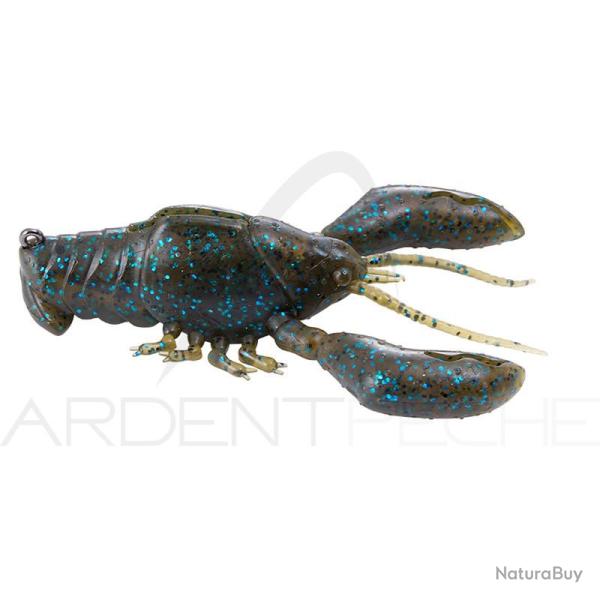 Leurre souple MEGABASS Sleeper craw 3 Green pumpkin blue