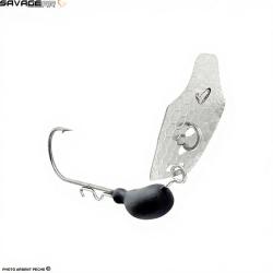 T&ecirc;te plomb&eacute;e &agrave; palette SAVAGE GEAR Crazy blade jig head 9g