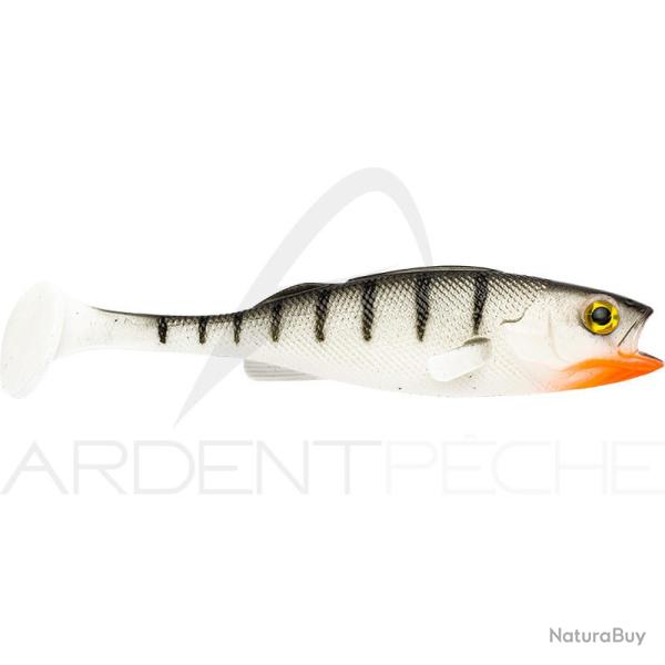 Leurre souple LMAB Kofi barsch 9cm White tiger