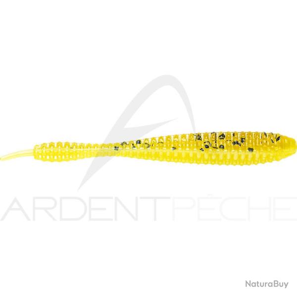 Leurre souple REINS Bubbring shaker 3.5 B48 Motor oil pepper/Chartreuse